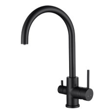 Смеситель для кухни Merkur Black Matt 26744-4 Kaiser