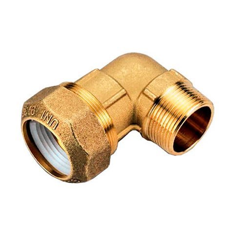 Угольник ПНД ф40х1 1/4" НР Tiemme Угольник ПНД Ø 40х1 1/4" НР Tiemme