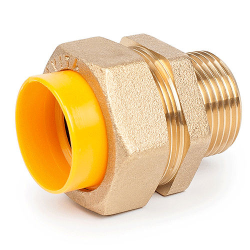 Муфта для гофрированной трубы G-V/S 15х1/2" НР для ГАЗА LAVITA Муфта для гофрированной трубы G-V/S 25х1" НР для ГАЗА LAVITA