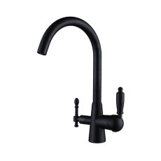 Смеситель для кухни Vincent Black Marble 31744-2 Kaiser