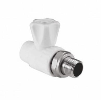 Кран шаровой для радиатора прямой 20х1/2" Valfex