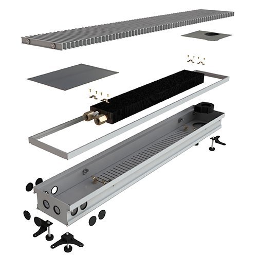 Конвектор КВП-В 300-65-600 Askon Конвектор внутрипольный КВП-В 300-65-600 Askon