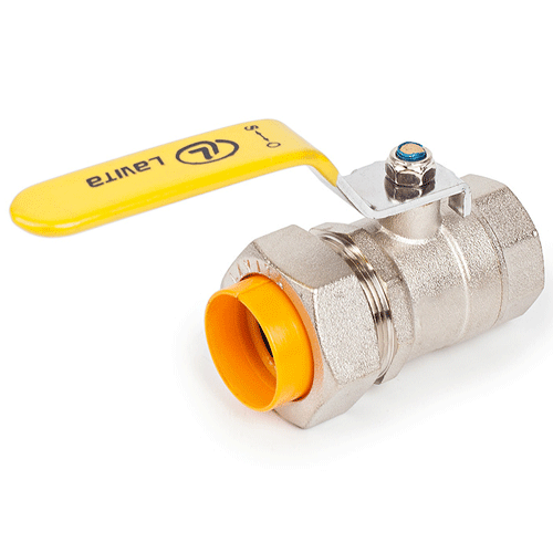 Кран шаровой для гофрированной трубы PхFL(C) 15х1/2" (G) ВР, для ГАЗА Lavita Кран шаровой для гофрированной трубы PхFL(C) 15х1/2" (G) ВР, для ГАЗА Lavita